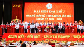 Đại hội đại biểu Hội Chữ thập đỏ tỉnh Lào Cai lần thứ I, nhiệm kỳ 2026 - 2031 thành công tốt đẹp