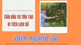 Cần đầu tư tôn tạo di tích lịch sử đồn Nghĩa Đô