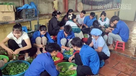 Bữa cơm ấm lòng sĩ tử