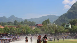 98 nài ngựa tranh tài tại vòng loại Giải đua ngựa truyền thống huyện Bắc Hà lần thứ 18, năm 2025