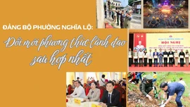 Đảng bộ phường Nghĩa Lộ: Đổi mới phương thức lãnh đạo sau hợp nhất