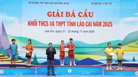 Bế mạc Giải Đá cầu khối THCS - THPT tỉnh Lào Cai năm 2025