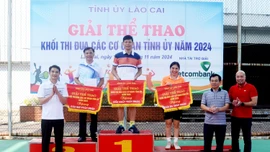 Ban Tổ chức Tỉnh ủy giành giải Nhất toàn đoàn Giải thể thao Khối thi đua các cơ quan Tỉnh ủy năm 2024