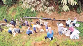 Văn Bàn linh hoạt dẫn nước bảo đảm sản xuất nông nghiệp