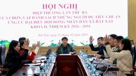 Xã Bát Xát hiệp thương lần thứ ba chọn 40 người ứng cử đại biểu HĐND xã, nhiệm kỳ 2026 - 2031