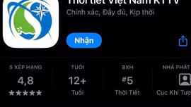 Ra mắt ứng dụng cảnh báo thời tiết nguy hiểm