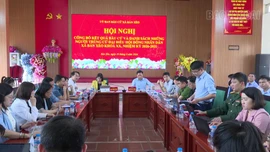 Xã Bản Xèo công bố kết quả bầu cử và danh sách đại biểu HĐND khóa XX, nhiệm kỳ 2026 - 2031