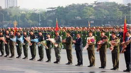 Bộ Công an xuất quân đảm bảo an ninh, trật tự bảo vệ Đại hội đại biểu toàn quốc lần XIV của Đảng