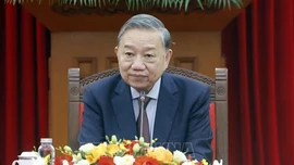 Tổng Bí thư Tô Lâm tiếp Bộ trưởng Ngoại giao, Quốc phòng và Công an Trung Quốc