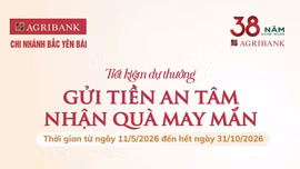Gửi tiền an tâm - nhận quà may mắn