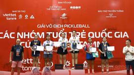 Pickleball trẻ Lào Cai bứt phá tại chặng 3, giành 4 huy chương quốc gia