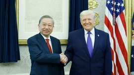 Tổng Bí thư Tô Lâm gặp Tổng thống Hoa Kỳ Donald Trump