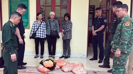 Bộ đội Biên phòng kịp thời ngăn chặn gần 1 tạ thực phẩm bẩn vận chuyển trái phép qua biên giới