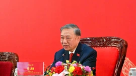 Tổng Bí thư Tô Lâm trả lời câu hỏi của các phóng viên quốc tế tại họp báo sau Đại hội XIV