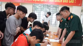 Trấn Yên tổ chức đăng ký nghĩa vụ quân sự lần đầu cho 240 thanh niên