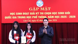 Sở Giáo dục và Đào tạo gặp mặt 134 học sinh đoạt giải Kỳ thi chọn học sinh giỏi quốc gia cấp THPT năm học 2025 - 2026
