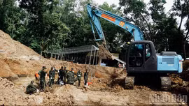 Tiếp tục quy tập được 25 bộ hài cốt liệt sĩ tại Công viên Lê Thị Riêng