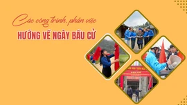 Các công trình, phần việc hướng về ngày bầu cử