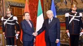 Việt Nam-Italy nhất trí tăng cường ủng hộ lẫn nhau tại các tổ chức quốc tế