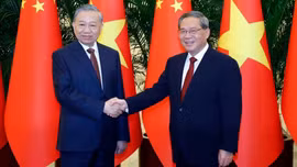 Tổng Bí thư, Chủ tịch nước Tô Lâm hội kiến Thủ tướng Quốc vụ viện Trung Quốc Lý Cường