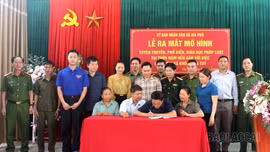 Gia Phú ra mắt mô hình tuyên truyền pháp luật gắn với xây dựng xã không ma túy