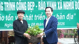 Nghĩa Đô phát động chương trình "Cổng đẹp - Rào xanh"