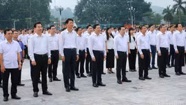 Lào Cai tổ chức Lễ chào cờ cấp tỉnh tháng 8: Khơi dậy tinh thần yêu nước, củng cố niềm tin, quyết tâm thực hiện thắng lợi nhiệm vụ chính trị