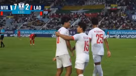 Win Naing Tun lập hat-trick, Myanmar "nhấn chìm" Lào với tỷ số 7-2