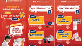 Đợt 3 thi đánh giá tư duy hút hơn 22.000 thí sinh, thí sinh Lào Cai cần biết