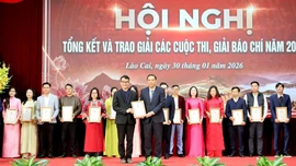 Lào Cai tổng kết, trao giải các cuộc thi, giải báo chí năm 2025