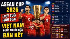ASEAN Cup 2026: Lượt cuối định đoạt, Việt Nam đứng trước cửa bán kết