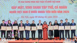 Mặt trận Tổ quốc Việt Nam vinh danh tập thể, cá nhân kiều bào tiêu biểu năm 2025