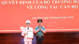 Công bố quyết định của Bộ trưởng Bộ Công an về công tác cán bộ