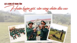Lực lượng vũ trang tỉnh: Huấn luyện giỏi, sẵn sàng chiến đấu cao