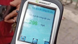 Ngày 2/1, phát hiện 3.373 trường hợp vi phạm nồng độ cồn