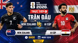 TRỰC TIẾP New Zealand 0 - 0 Ai Cập: New Zealand chờ tạo địa chấn