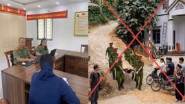 Công an phường Cam Đường xử phạt trường hợp đăng thông tin sai sự thật trên mạng