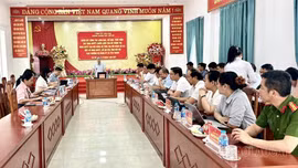 Đoàn giám sát số 03 Tỉnh ủy Lào Cai làm việc tại xã Yên Thành