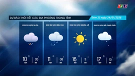 Trời nhiều mây, có mưa nhỏ vài nơi