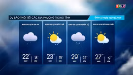 Trời nhiều mây, có mưa rào và dông rải rác