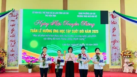Ngày hội truyền thông tuần lễ hưởng ứng học tập suốt đời năm 2025.
