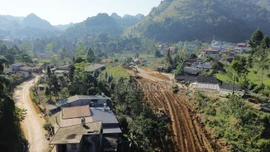 Hoàn thành gần 50% Dự án đường vành đai 2 xã Bắc Hà