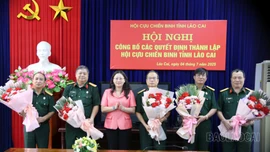 Công bố các quyết định thành lập Hội Cựu chiến binh tỉnh Lào Cai