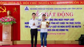 Lào Cai phát động Tháng cao điểm hưởng ứng Ngày Pháp luật nước Cộng hòa xã hội chủ nghĩa Việt Nam năm 2025