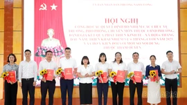 UBND phường Nam Cường và Ủy ban MTTQ phường Cam Đường tổ chức phiên họp lần thứ nhất