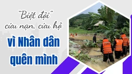 “Biệt đội” cứu nạn, cứu hộ vì Nhân dân quên mình