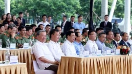 Tổng Bí thư Tô Lâm dự lễ khởi công xây dựng sân vận động hiện đại nhất Việt Nam