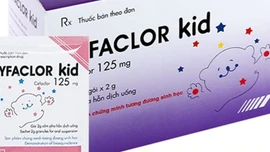 Thu hồi toàn quốc lô thuốc Cốm pha hỗn dịch uống Pyfaclor Kid