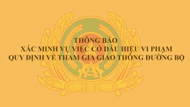 Xác minh vụ việc có dấu hiệu “vi phạm quy định về tham gia giao thông đường bộ”