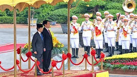 Chủ tịch nước Lương Cường chủ trì lễ đón cấp Nhà nước Quốc vương Brunei